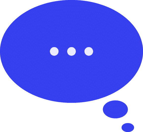 speech bubbles left - illustration - bob desk