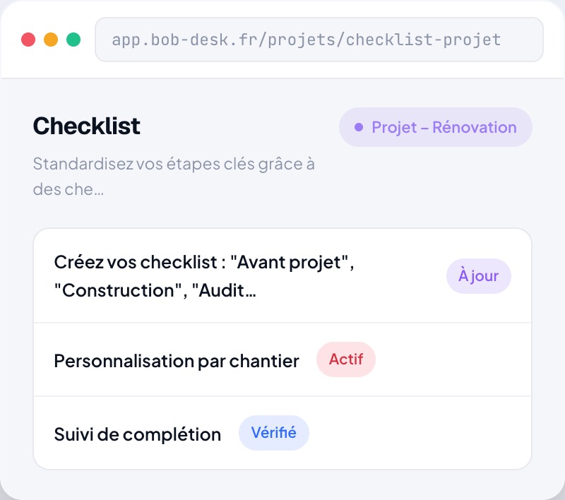 Checklist