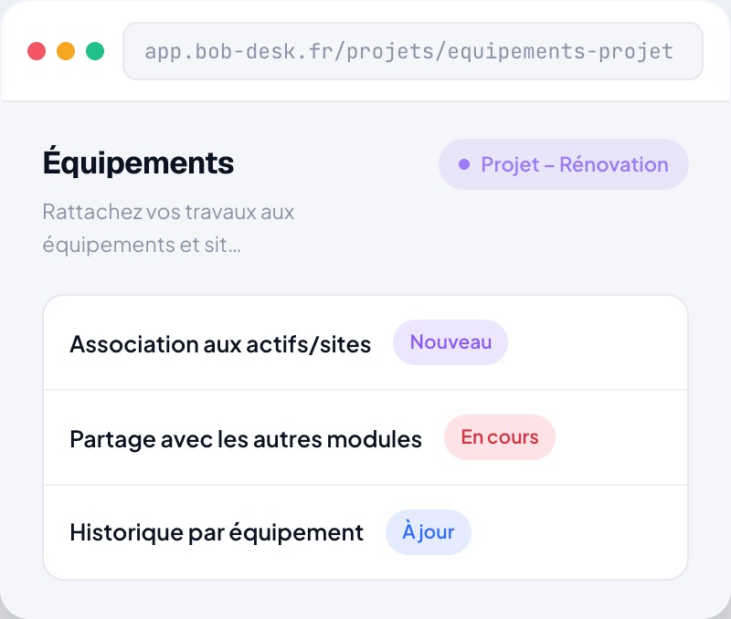 Équipements