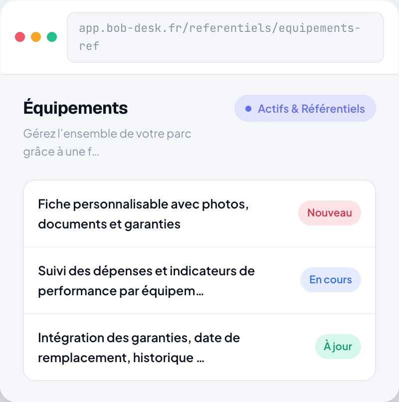 Équipements