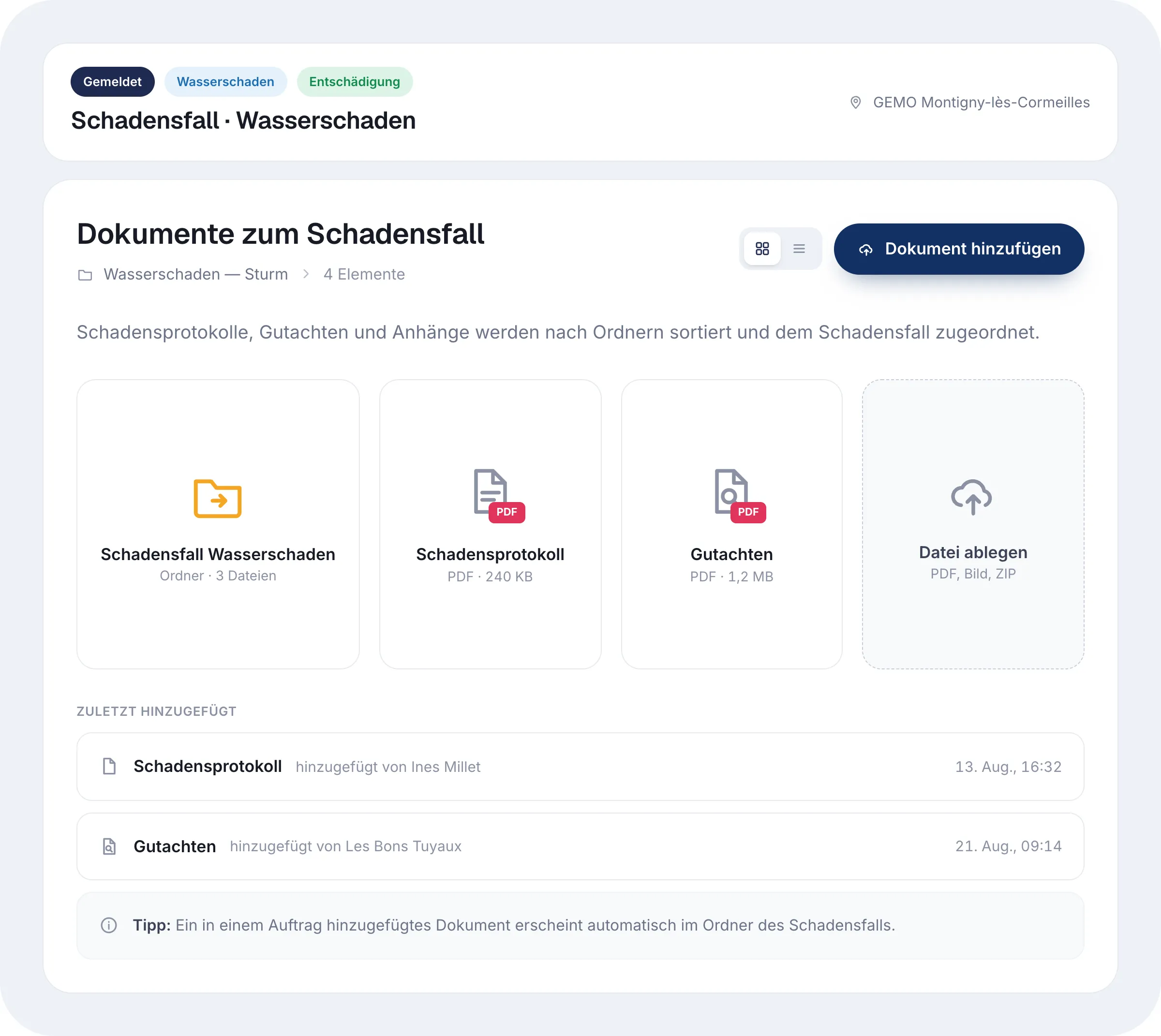 Dokumentenverwaltung