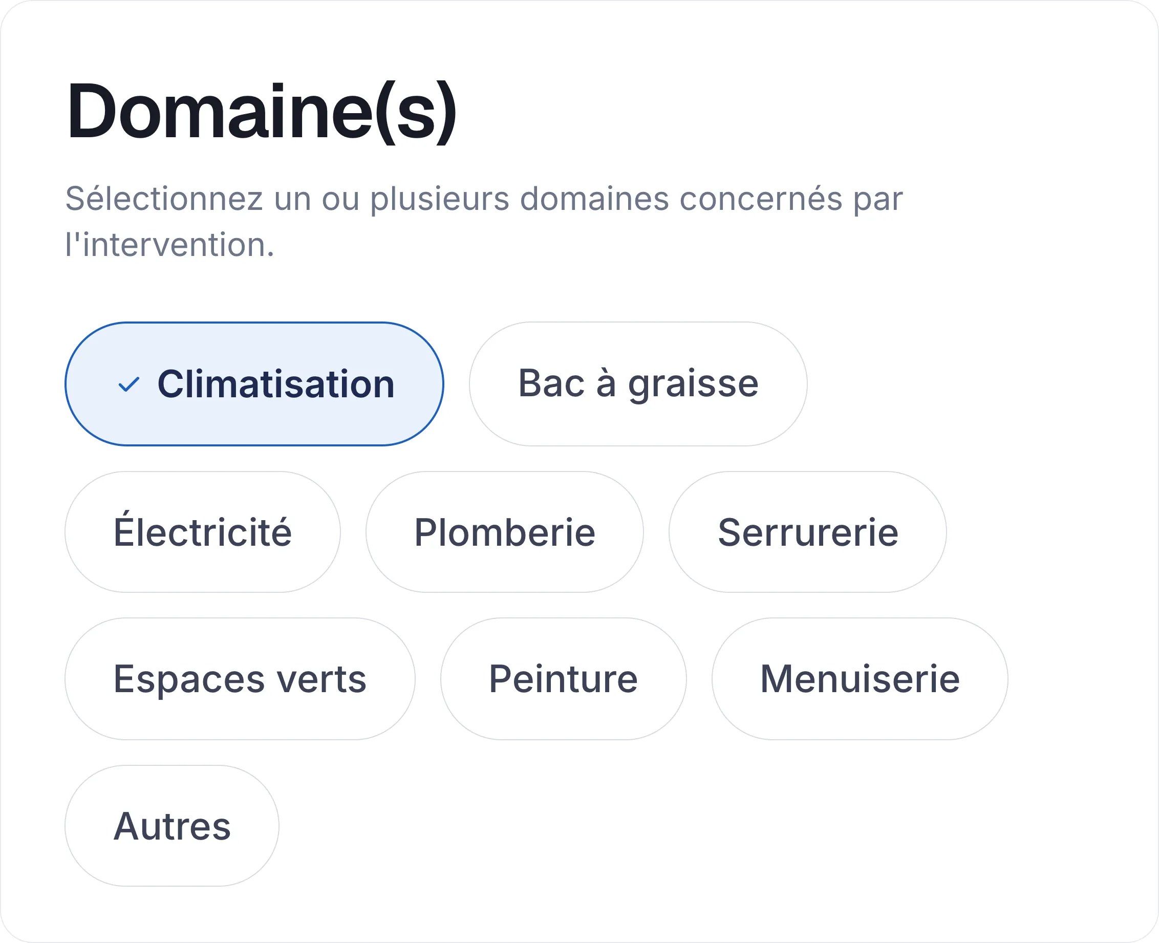 Domaines