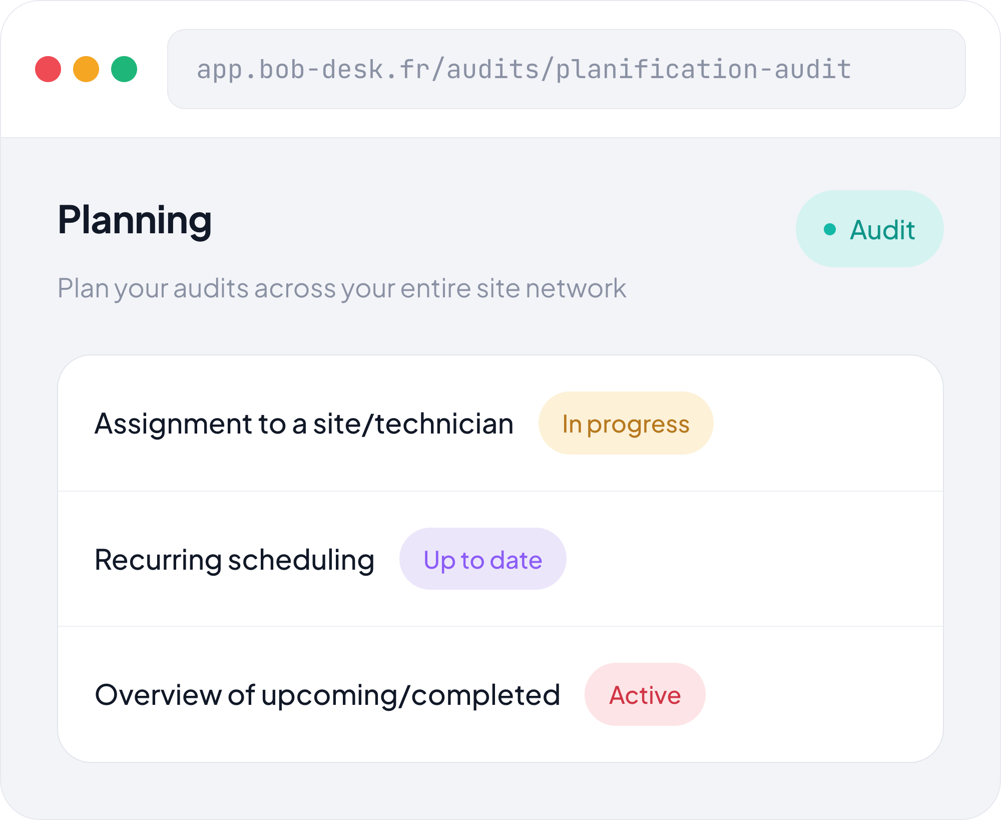 Planning