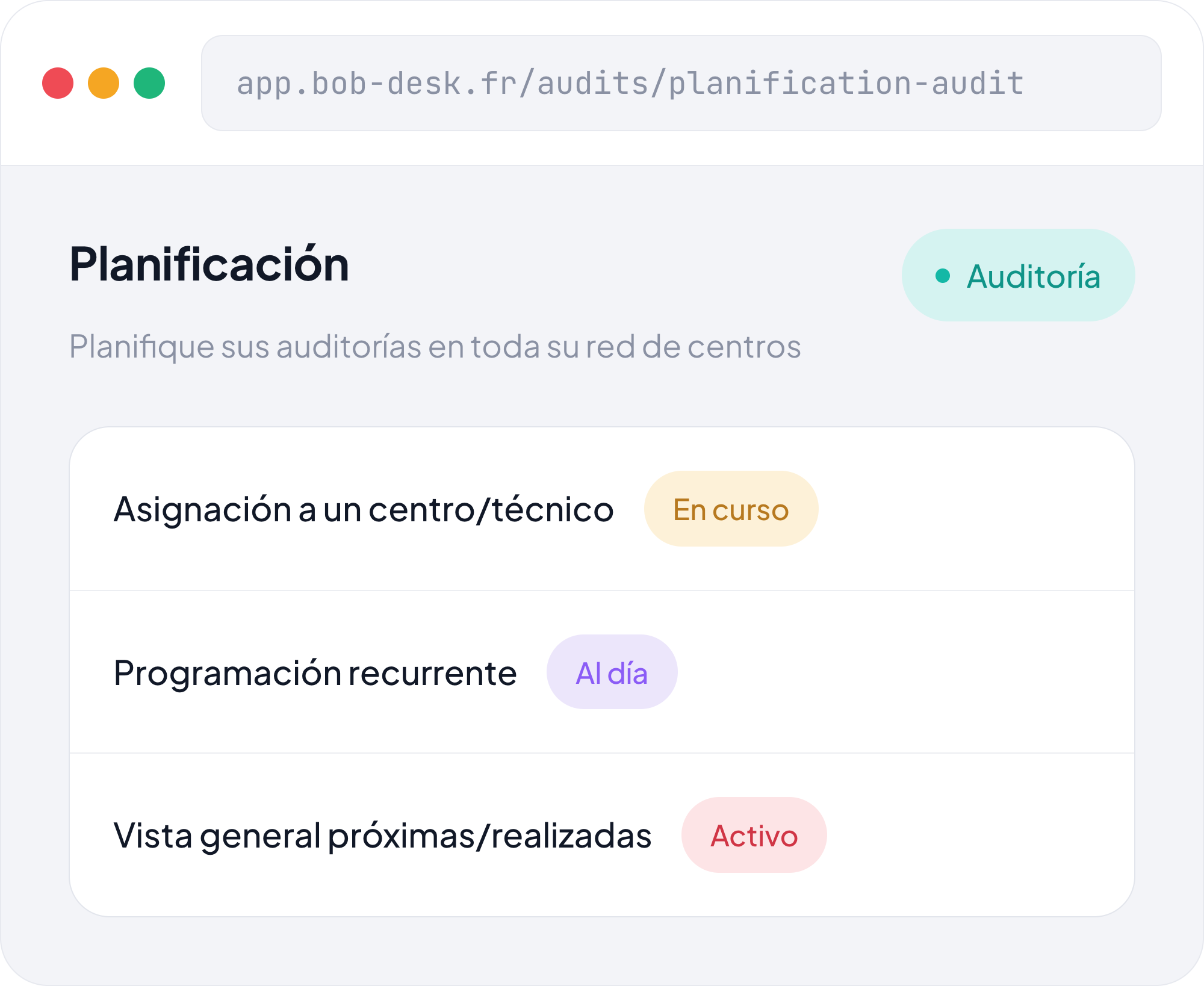 Planificación