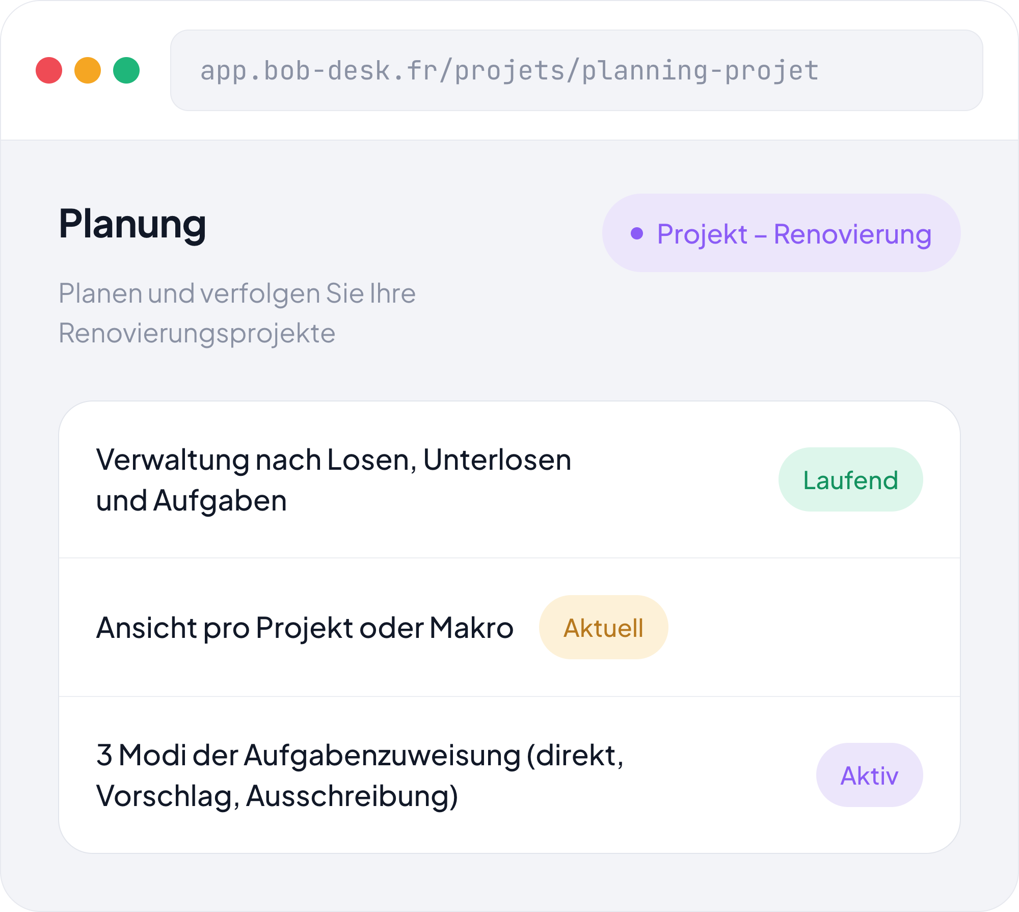 Planung