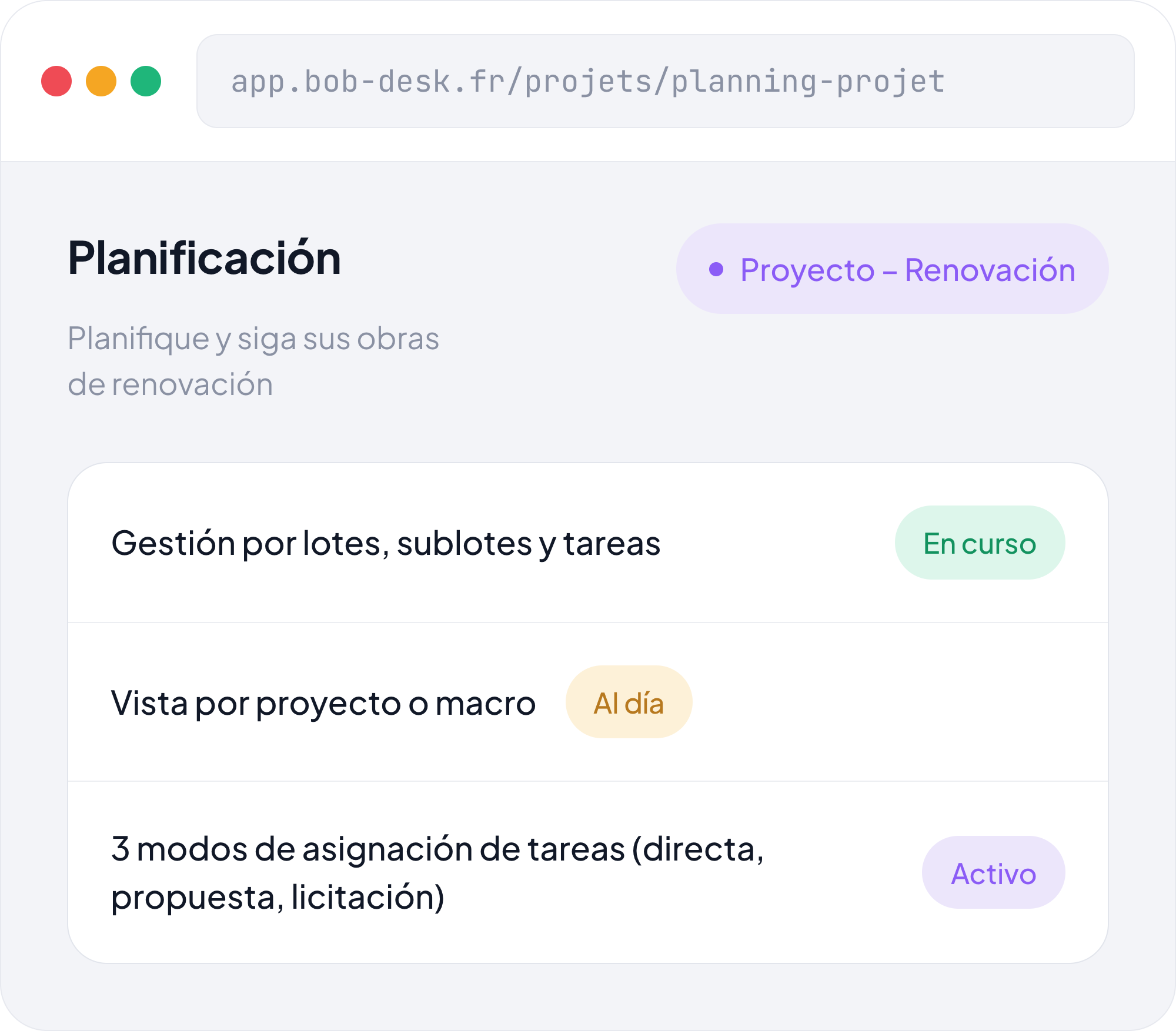 Planning