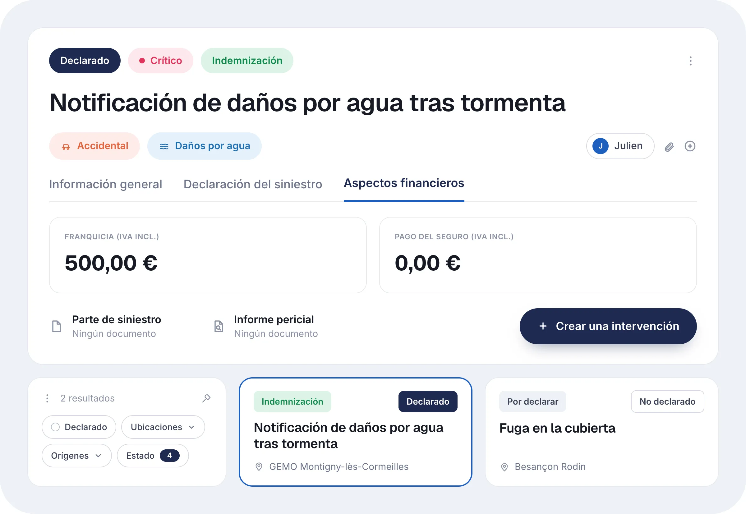 Elementos financieros