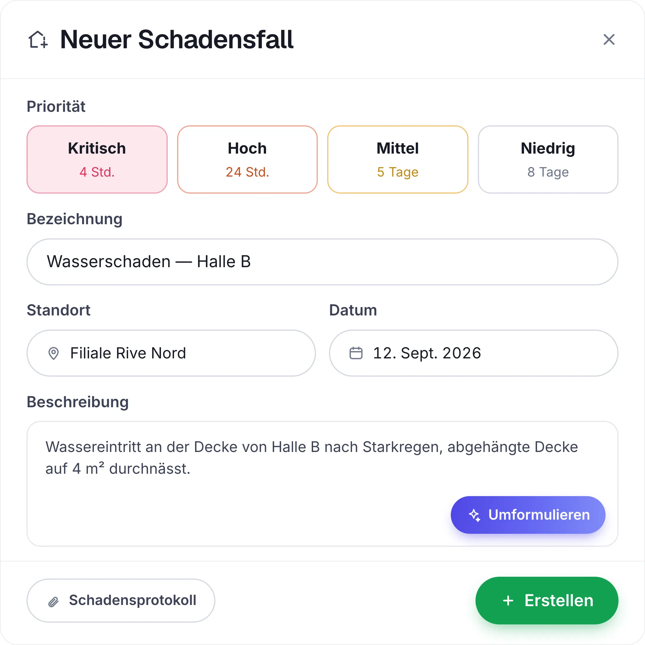 Schadenakte