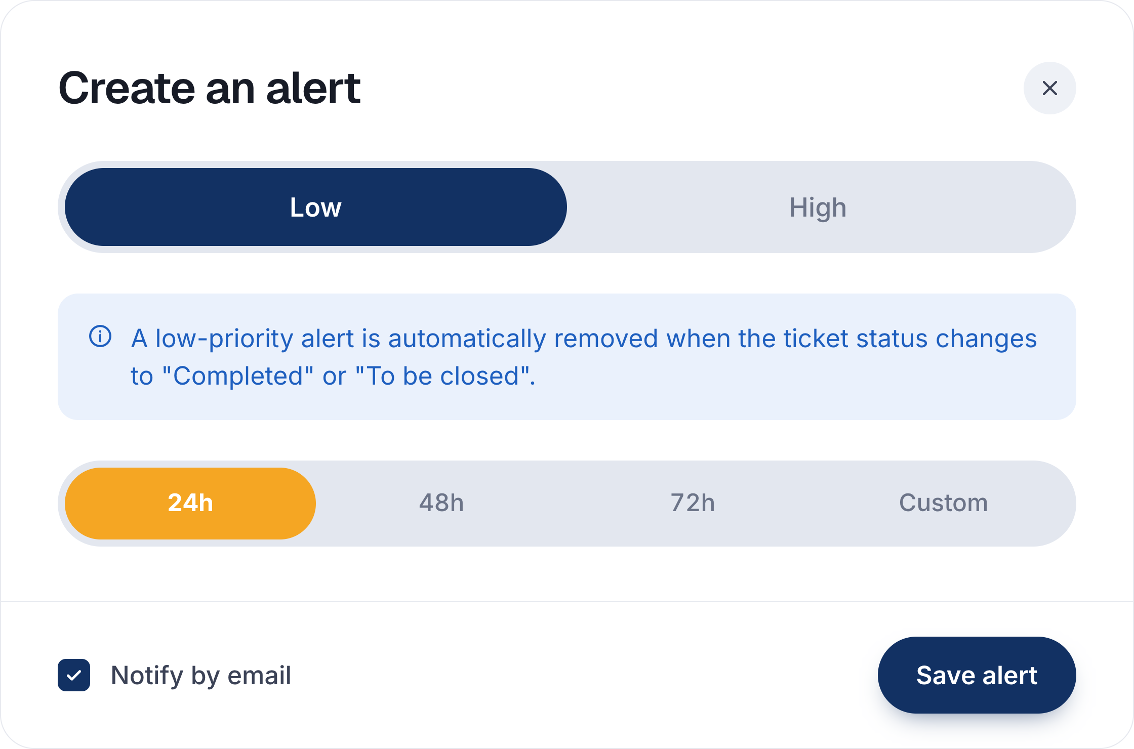 Alerts & SLA